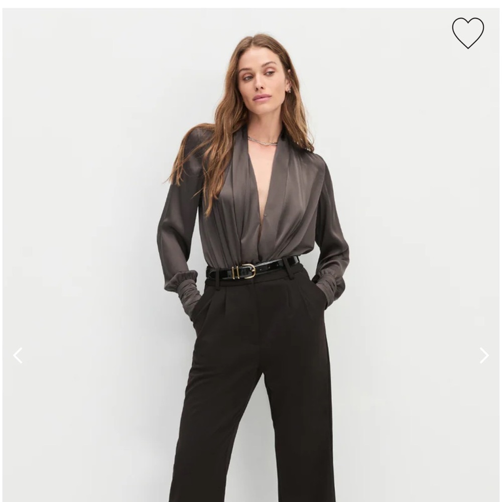 NWT Favorite Daughter Better Off Bodysuit in Coffee